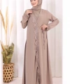 Danteli Şallı Abaya Şal Hediyelidir! 7069 Vizon