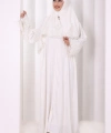 Dantelli Namaz Feracesi 6093 Ekru