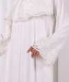 Dantelli Namaz Feracesi 6093 Ekru