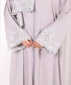 Dantelli Namaz Feracesi 6093 Gri
