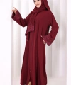 Dantelli Namaz Feracesi 6093 Mürdüm