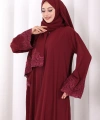 Dantelli Namaz Feracesi 6093 Mürdüm