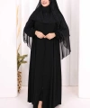 Dantelli Sufle 6069 Siyah