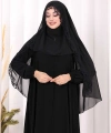 Dantelli Sufle 6069 Siyah