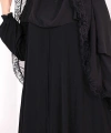 Dantelli Sufle 6069 Siyah