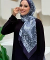Desenli Pamuk Şal 2065 Gri