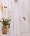 Dubai Sufleli Elbise Takım 6044 Ekru