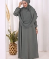 Dubai Sufleli Elbise Takım 6044 Mint