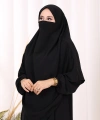 Dubai Sufleli Elbise Takım 6044 Siyah