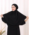 Dubai Sufleli Elbise Takım 6044 Siyah