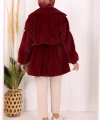 Düğmeli Kaban 70059 Bordo