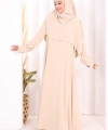 Eşarplı Elbise 6059 Taş
