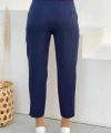 Fermuarlı Cep Detaylı Kalem Pantolon 0201 Lacivert