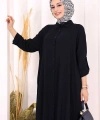 Hac Umre Düğmeli İkili Takım 6057 Lacivert