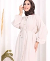 Hac Umre Keten Tunik Pantolon Takım 8013 Taş