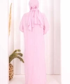 Hac  Umre Takım Önü Düğmeli Tunik,Pantolon  ŞAL  HEDİYE  8014 Pembe