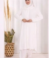 Hac Umre Tunik Pantolon Takım 8006 Ekru