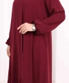 Hac Umre Tunik Pantolon Takım 8006 Mürdüm