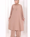 İkili Pantolonlu Takım 8029 Somon