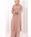 İkili Pantolonlu Takım 8029 Somon