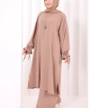 İkili Pantolonlu Takım 8029 Somon