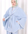 İkili Şeritli Takım 8699 Bebe Mavisi