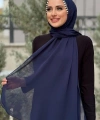 İncili Şal 2028 Lacivert