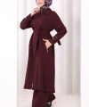 Kap Pantolonlu Takım 7074 Mürdüm