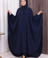 Kapüşonlu Ayrobin Pelerin 70021 Lacivert