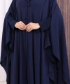 Kapüşonlu Ayrobin Pelerin 70021 Lacivert
