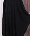 Kapüşonlu Ayrobin Pelerin 70021 Siyah