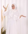 Keten Düğmeli Tunik Pantolon Takım 8015 Ekru