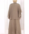 Kloş Etek Tunik Takım 8028 Haki