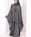 Kolyeli Tunik Pantolon Takım 8026 Antrasit