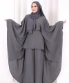 Kolyeli Tunik Pantolon Takım 8026 Antrasit