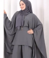 Kolyeli Tunik Pantolon Takım 8026 Antrasit