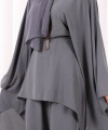 Kolyeli Tunik Pantolon Takım 8026 Antrasit