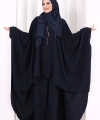 Kolyeli Tunik Pantolon Takım 8026 Lacivert