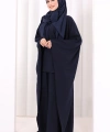 Kolyeli Tunik Pantolon Takım 8026 Lacivert