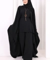 Kolyeli Tunik Pantolon Takım 8026 Siyah