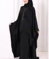 Kolyeli Tunik Pantolon Takım 8026 Siyah