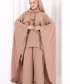 Kolyeli Tunik Pantolon Takım 8026 Somon