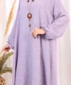 Kolyeli Tunik Pantolon Takım ŞAL HEDİYE! 8020 Lila
