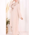 Kolyeli Tunik Pantolon Takım ŞAL HEDİYE! 8020 Taş