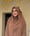 Medine Kendinden Peçeli Sufleli Cilbab 6032 Taba