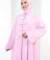 Önden Bağlamalı Tunik Üçlü Takım 7080 Pembe