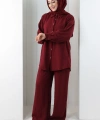 Pantolon Gömlek Takım 8708 Bordo
