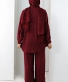 Pantolon Gömlek Takım 8708 Bordo