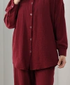 Pantolon Gömlek Takım 8708 Bordo