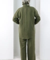 Pantolon Gömlek Takım 8708 Haki